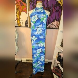 Pomare Hawaii Floral Maxi Dress